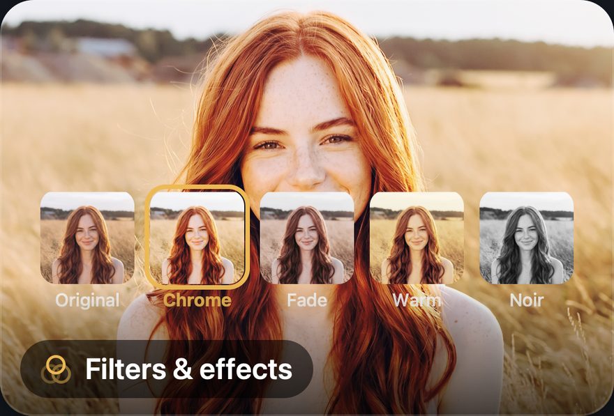 Filters and effects strip